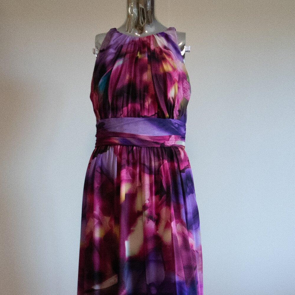 Colorful Designer Gown Size 8
